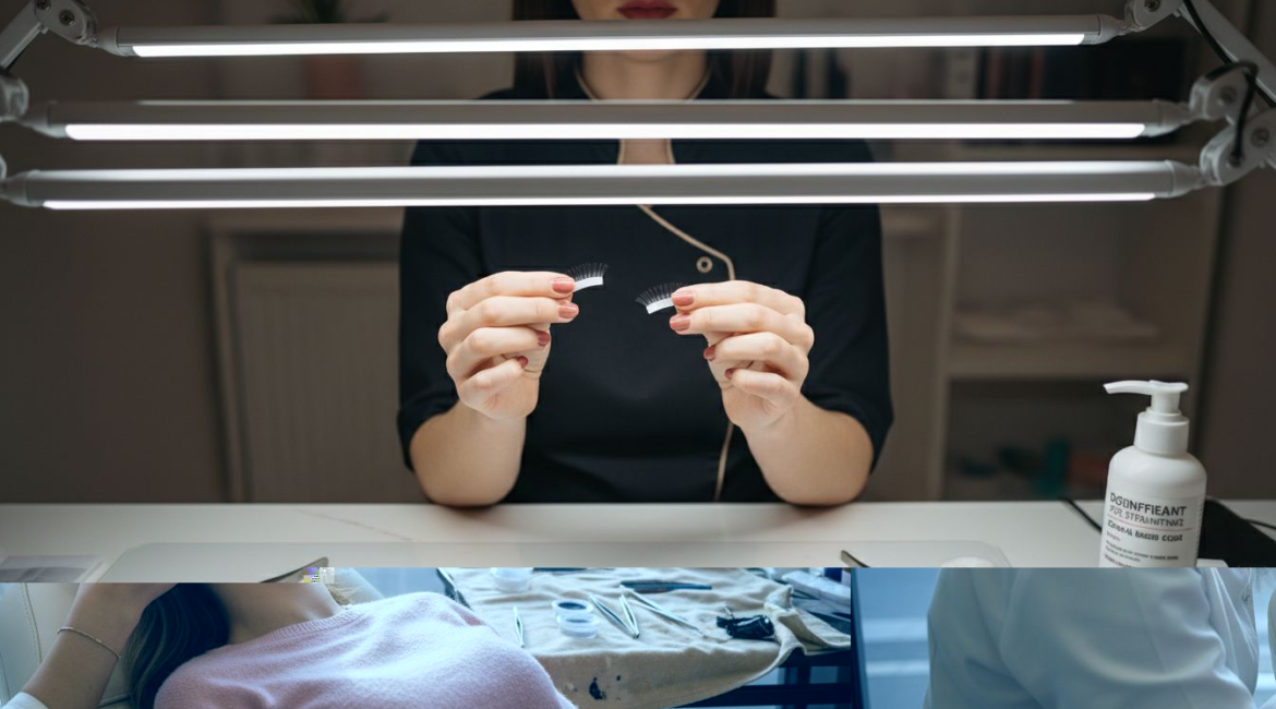 Applicazione extension ciglia a Milano da estetista professionista